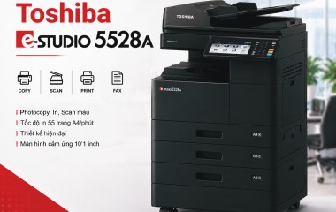 Hướng dẫn cài in Toshiba e-STUDIO 5528A và 6528A chi tiết